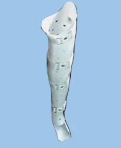 Full Leg Brace for Stabilization and Support