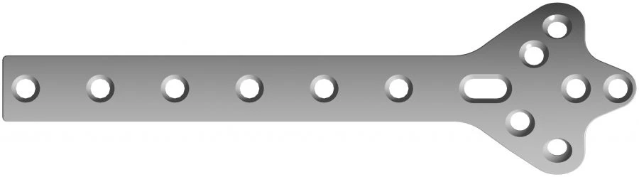 لوحة ورقة النفل لعمليات التثبيت (2-14 فتحة، 72-264 مم)