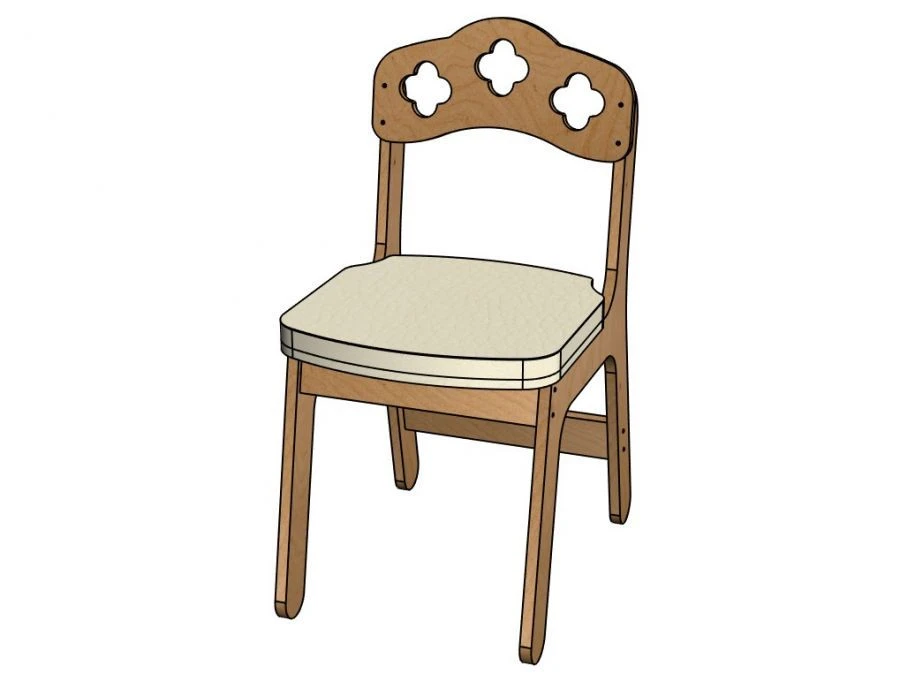 Vasilyisa Chair, Height 260 cm, Semi-Soft Seat, Model StD48