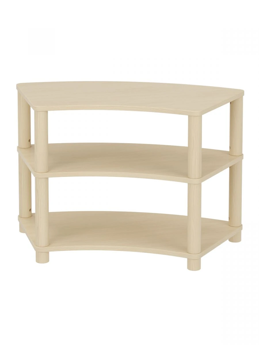 رف تخزين دائري للألعاب والكتب، 3 رفوف