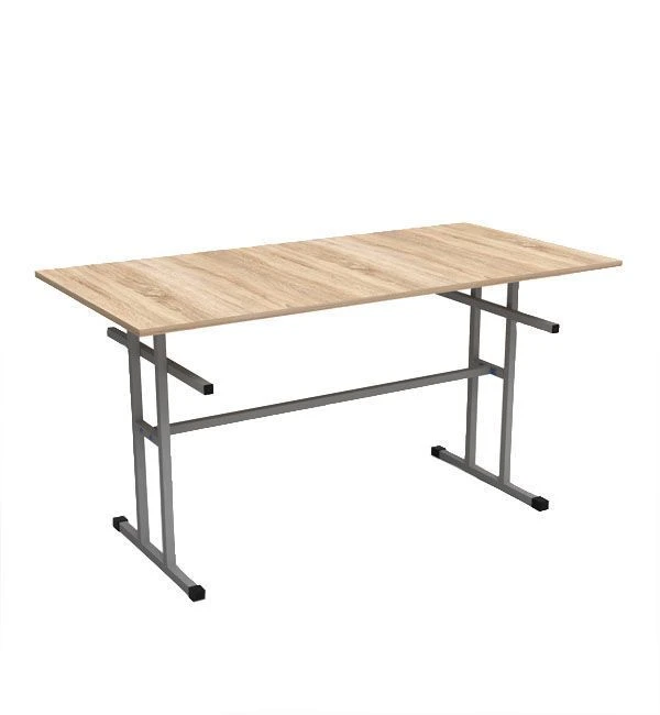 Dining Table for 6 People with Metal Frame (STL142)