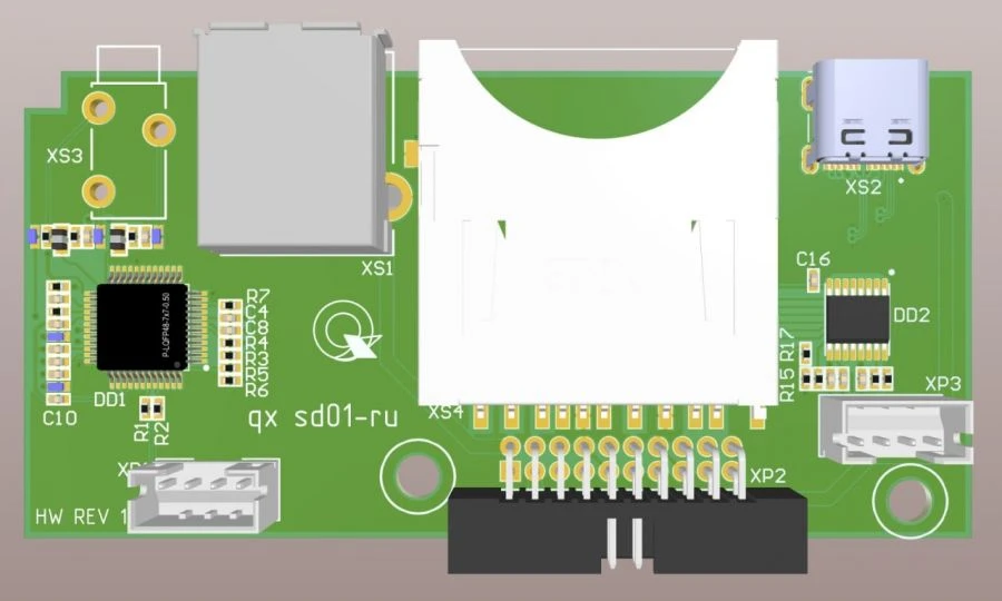 Audio and Card Reader Board for Computing Devices