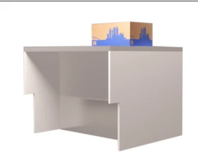 Parcel Reception Barrier MGN C+, Model "MS FURNITURE
