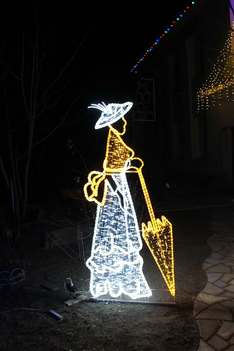 مصباح الديكور الخارجي "دما" - إضاءة إطار