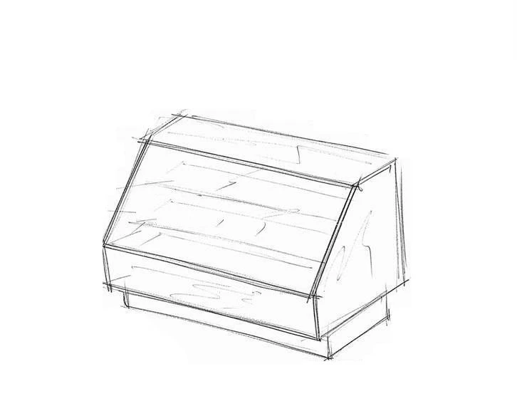 Display Showcase for Retail Products - Model VITR-2023