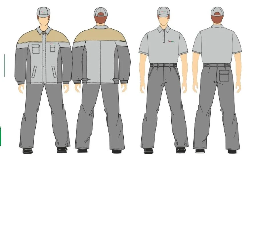 Men's Protective Suit (Jacket, Pants) for Industrial Use