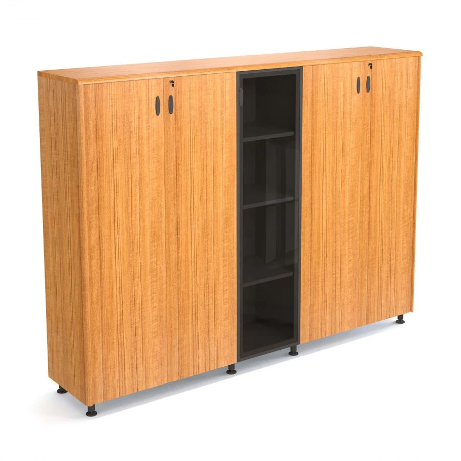 Wooden office cabinet for documents, art. 260/2