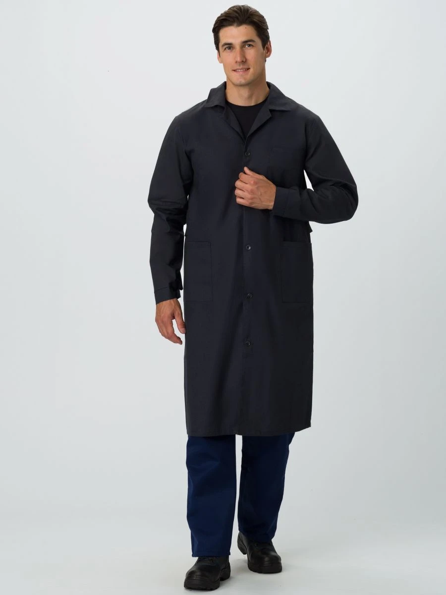 Men's Work Coat, Black, Art. 87481194