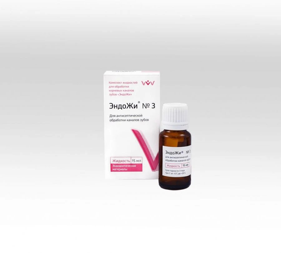 مجموعة سوائل معالجة قنوات الجذور للأسنان "إندو جي" (السائل رقم 3)