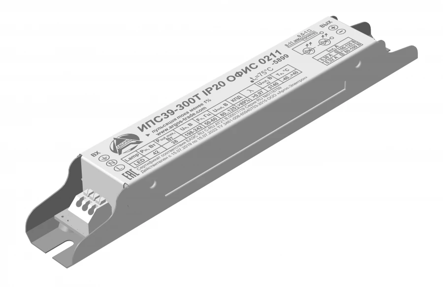 LED Power Supply IPS39-300T IP20 for Indoor Lighting