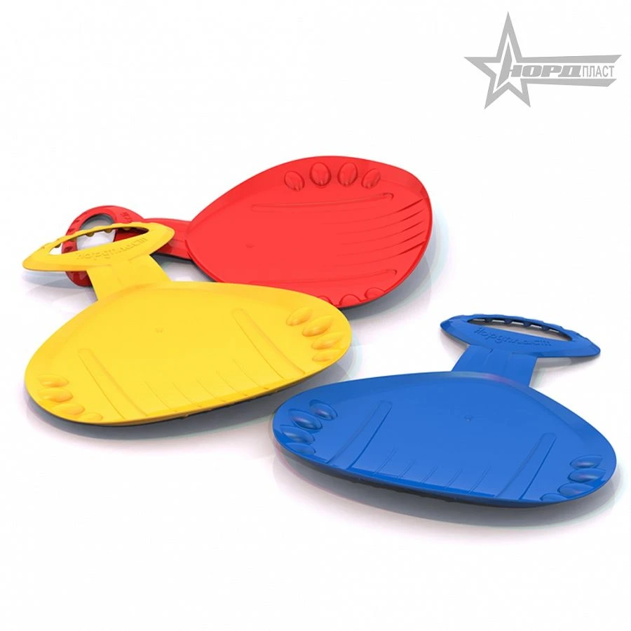 Improved Ice Sleds with Handles (Box of 80 Pieces)