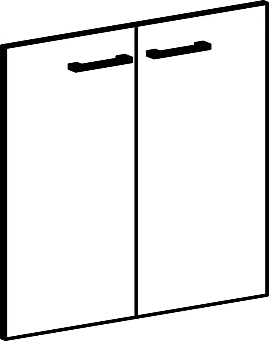 Low Wooden Door Set 10 554 "Belfast