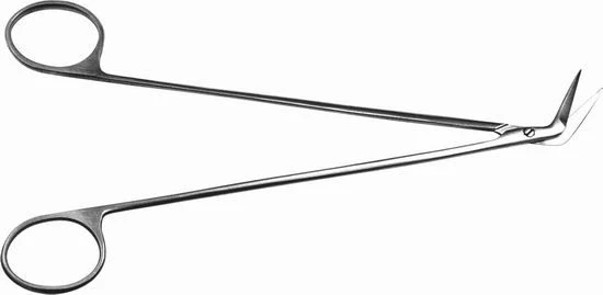 Horizontal-Curved Vascular Scissors "Potts-Smith" 60° Model 11-393-19