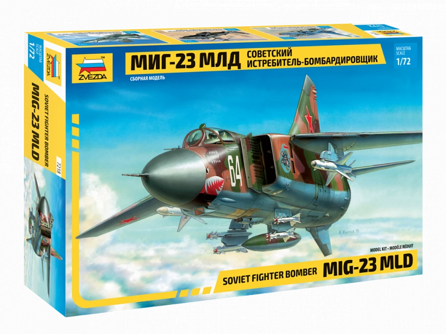 Soviet Fighter-Bomber MiG-23MLD Model Kit