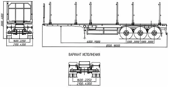 Timber Transport Semi-Trailer 4589RR