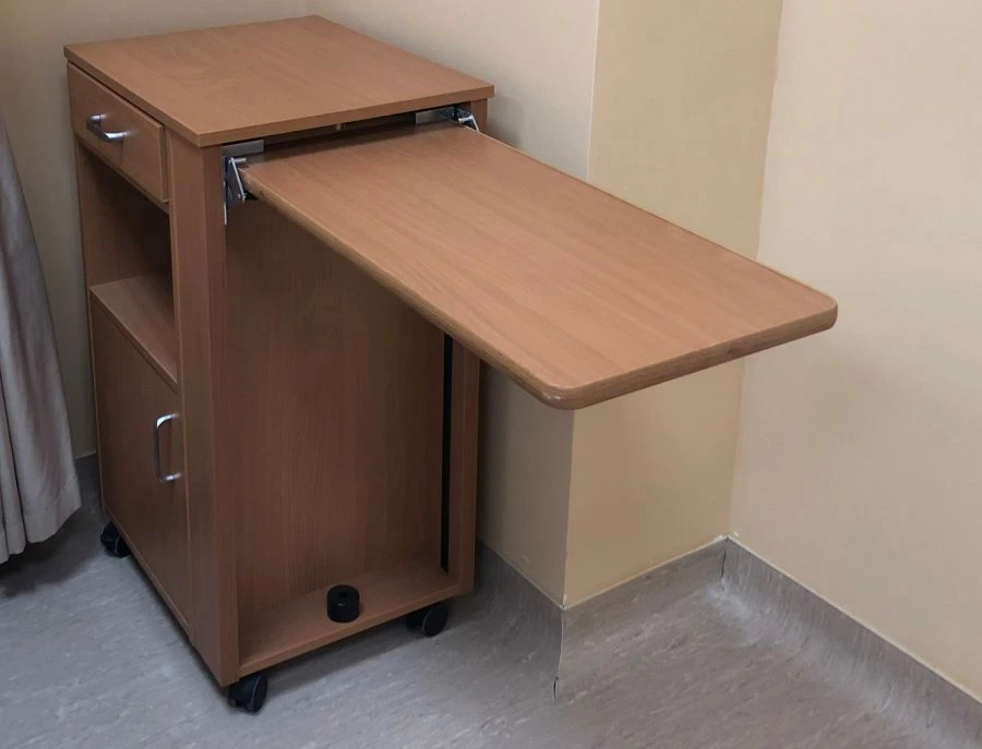 Nightstand Table with Wheels or Legs - TV-STPKR-01.01