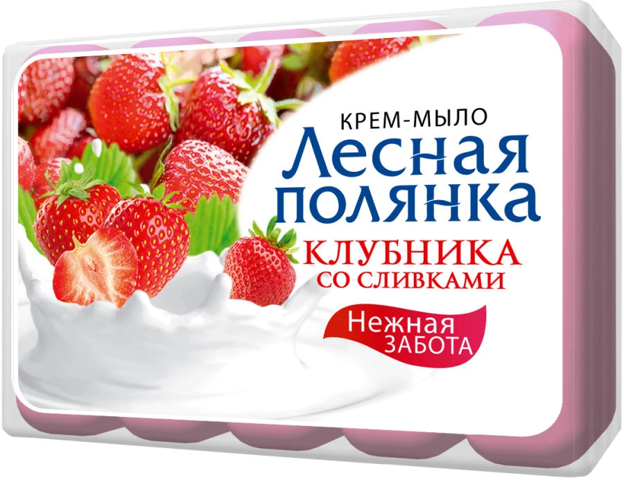 Strawberry Cream Solid Toilet Soap "Forest Glade