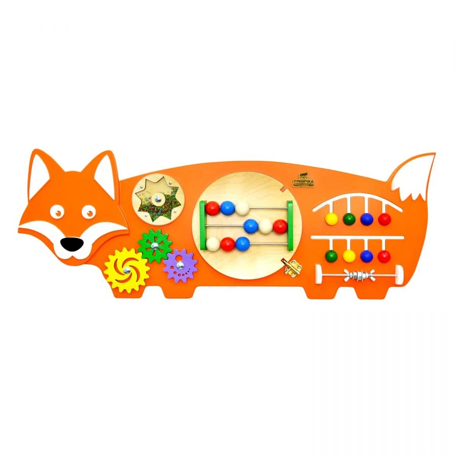 Montessori Busy Board "Fox" BZ-13 for Child Development