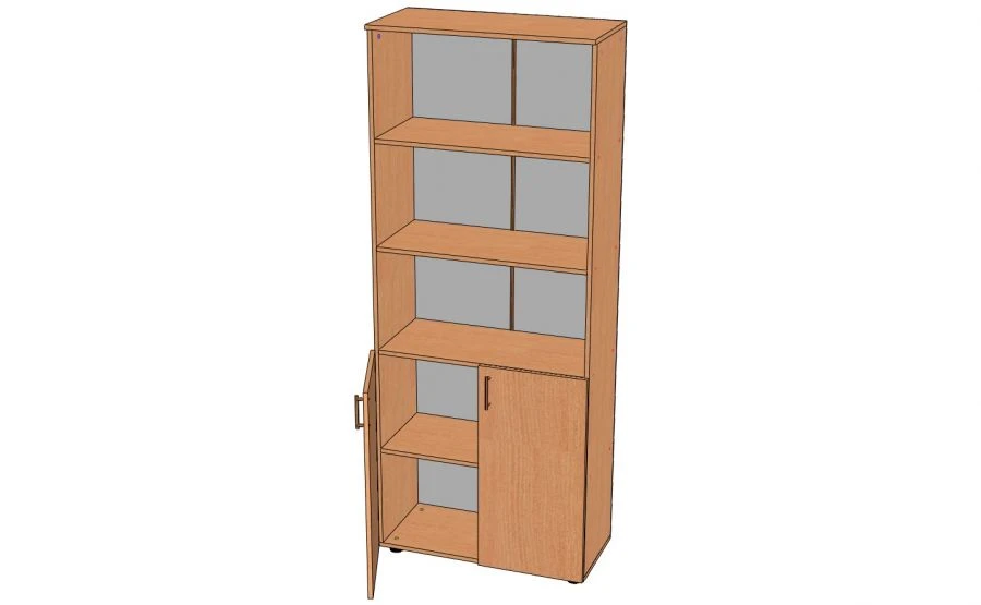 Document Cabinet with Two Sections, Model SHD-1
