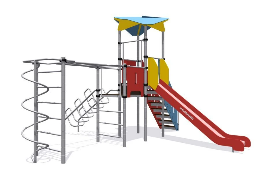 Children's Play Complex for Thematic Games and Physical Development - Romana 101.33.09