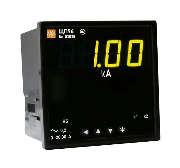 Digital Current and Voltage Measuring Device, Model ЩП96