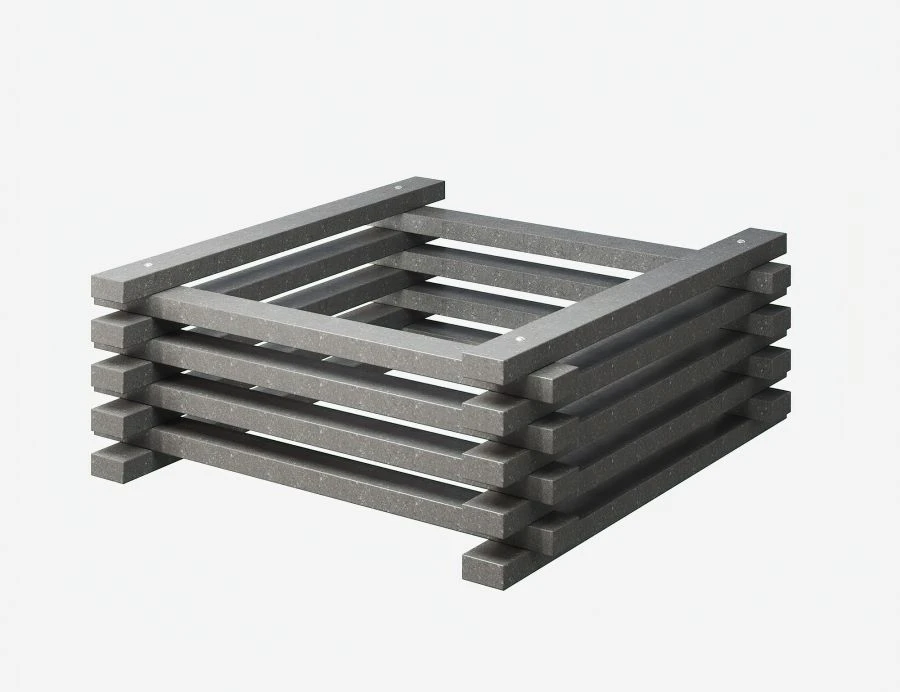 Eco-Friendly Planter Titan-9 1000x1000x370 mm