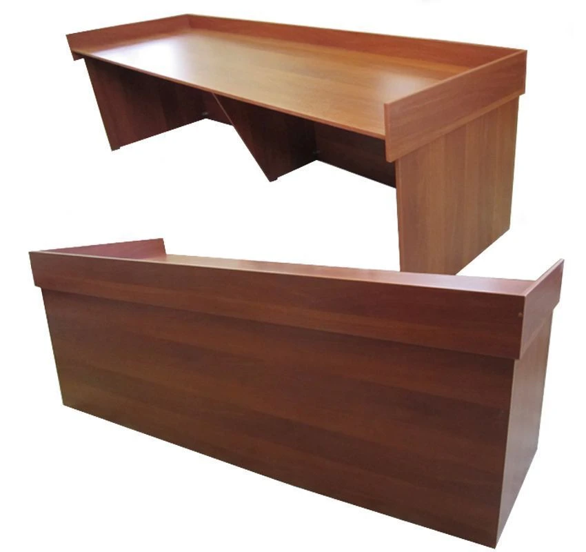 طاولة مؤتمرات مستطيلة كلاسيكية مع هيكل زخرفي 08