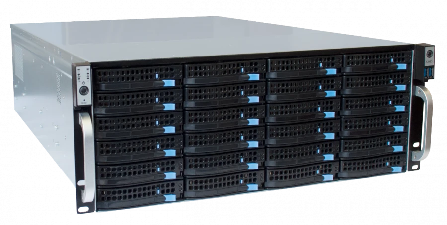 خادم الفيديو الشبكي لـ 32 كاميرا - دومينيشن IP-32PT-24-HSR