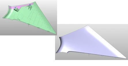 تجميع غلاف العمود C العلوي مع تعزيز، يسار