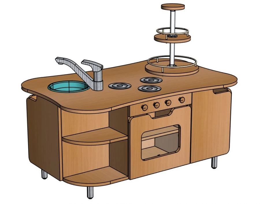 مجموعة مطبخ اللعب التعليمية "الطباخة" النموذج NIM28