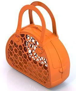 Orange Picnic Basket Bag - Stylish and Functional Outdoor Accessory