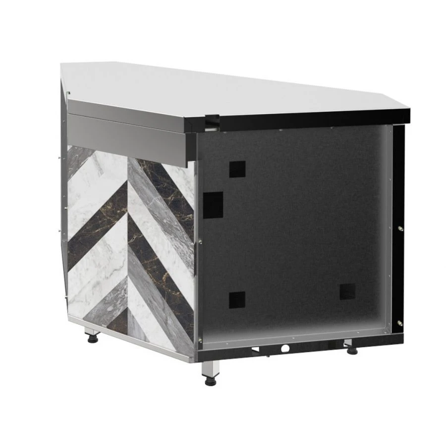 Corner Neutral Counter 90 Internal RCU20A90 City by Refettorio