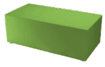 Rectangular Ottoman with Moisture-Resistant Upholstery MGS2.010
