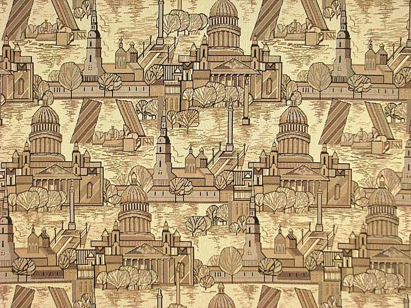 Jacquard Upholstery Fabric with Trademark "UUU" - Art. 300190