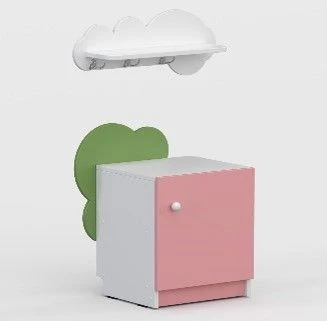 Duty Corner "Houses" with Shelf for Kindergartens - TDI Kids Series