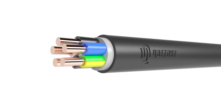 Flame-resistant power cables with cross-linked polyethylene insulation