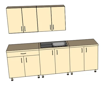 تصميم بوفيه مطبخ مخصص
