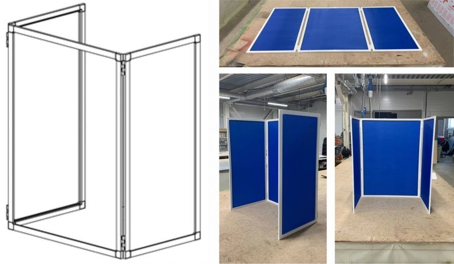 Voting Table Partition Screen