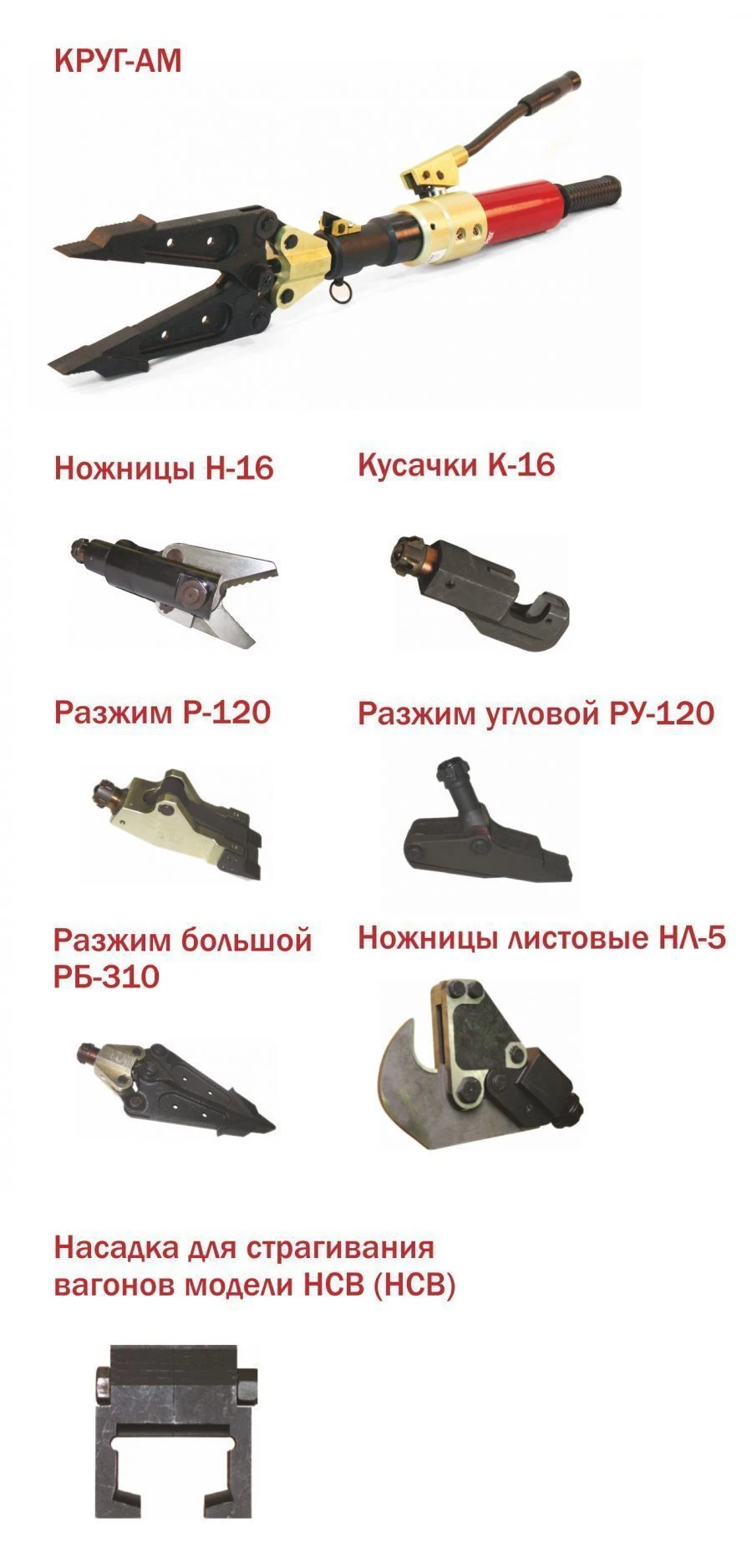 Universal Hydraulic Hand Tool KRUH-1 for Emergency and Construction Work