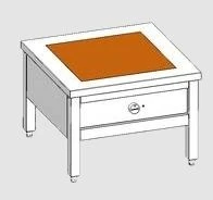 موقد طاولة بالحث ETK-I-F رقم الفن 7008