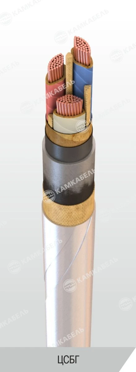 Power Cables with Copper Conductors, Impregnated Paper Insulation, 6-10 kV, CSBG Model