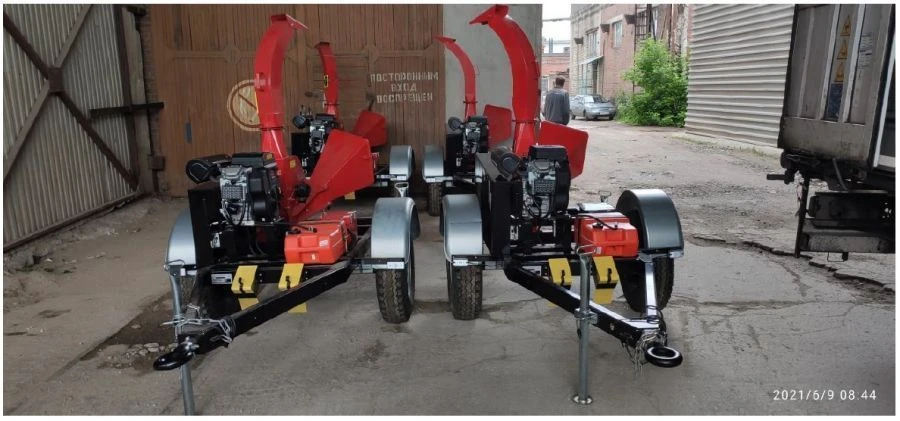 Mobile Wood Chipper Mobi-120 for Branch Processing