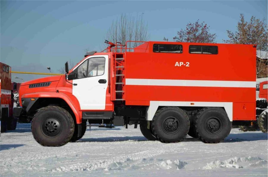 Fire Truck Hose AR-2 Type 5881U Modification 5881U1 for Ural-5557