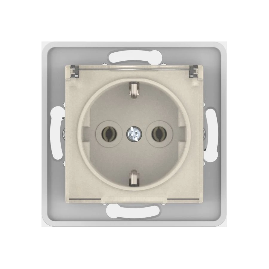 CADUCEUS ALING PRESTIGE 16A Hidden Socket with Grounding and Cover