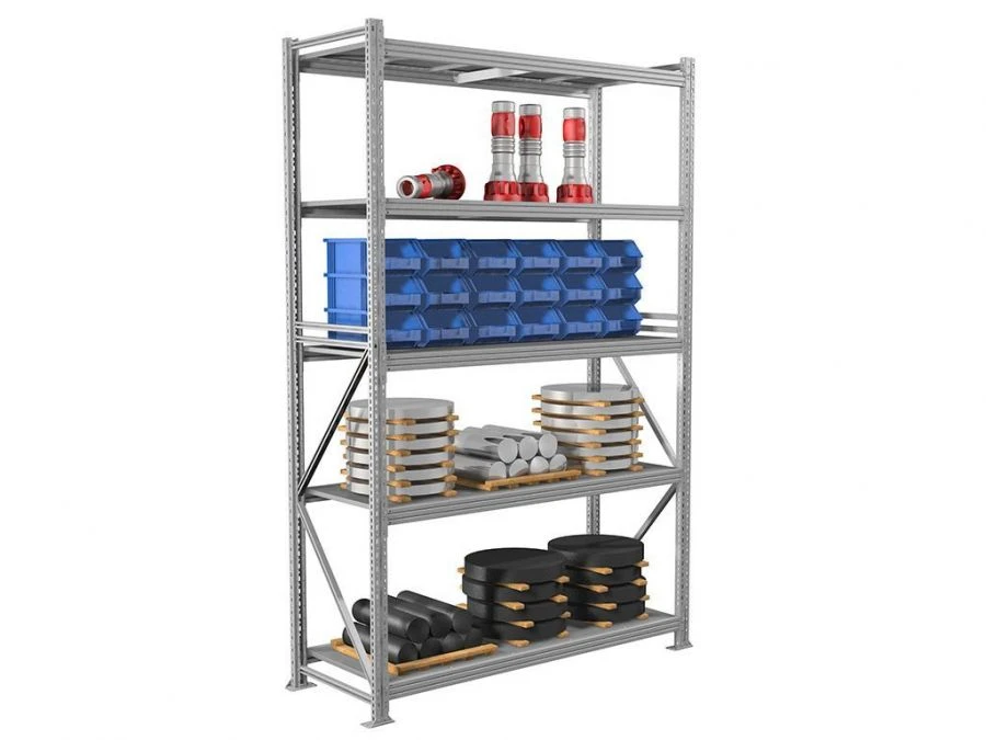 MS Pro Shelving Unit 250/150x60/5 for Storage and Organization