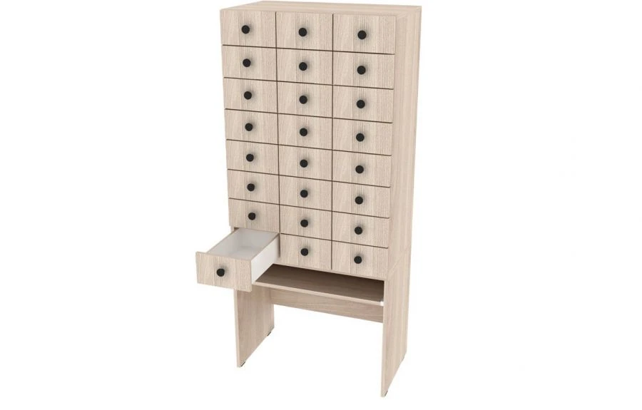 24-Drawer File Cabinet 700x420x1600mm