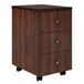 Rolling Cabinet with 3 Drawers Bern