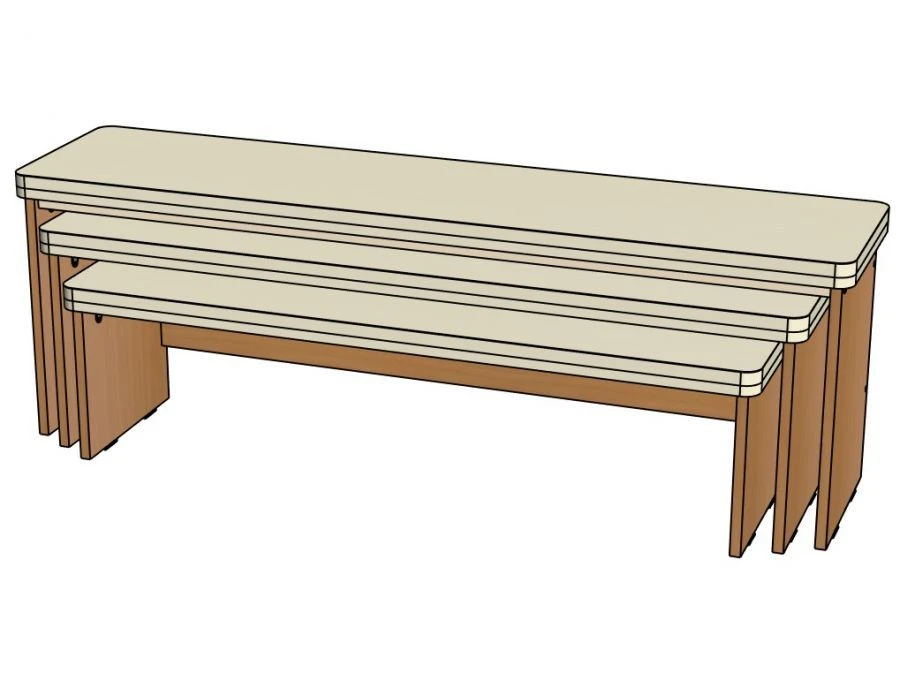 مجموعة مقاعد "ماتريوشكا" (نصف لينة) / نيم02