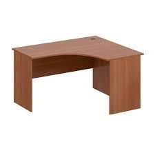 Ergonomic Desk with Communication Hole by DAMINART