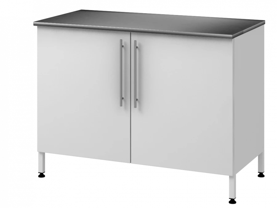 Wall-Mounted Table with Metal Support Column 1200 PTDNzh